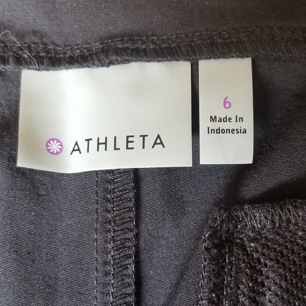 Athleta Womens Shorts sz 6, Black - Picture 8 of 13